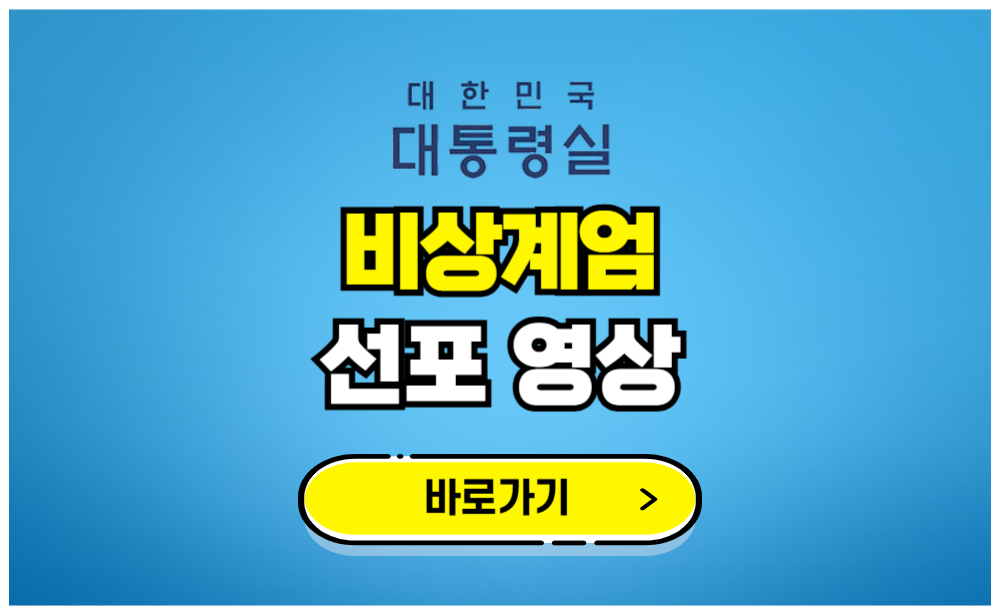 대통령 비상계엄 선포 영상