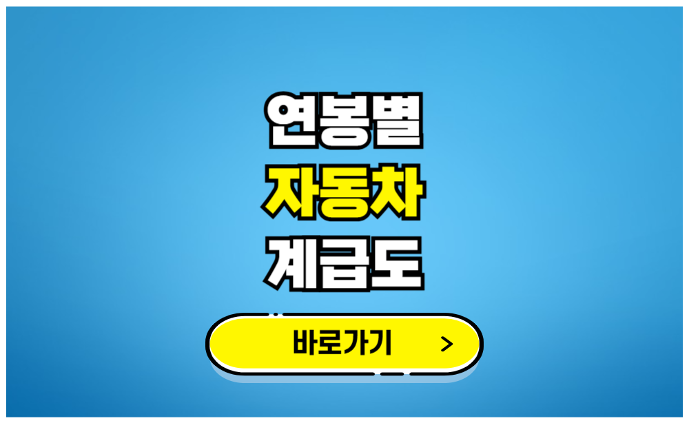 연봉별 자동차 계급도