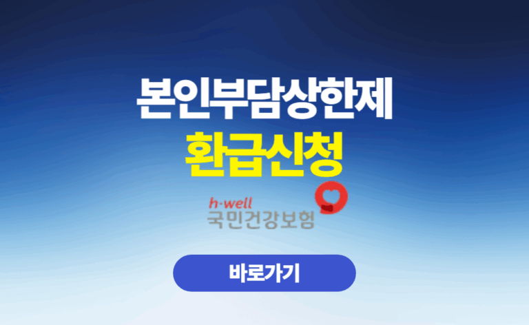 본인부담상한액 환급 신청