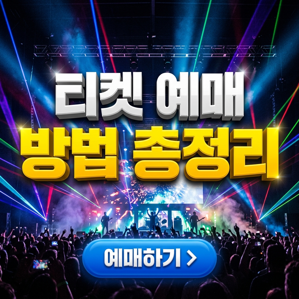 티켓 예매 방법 총정리